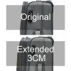 British Traveller set 3 kufrů s TSA zámkem 40/75/117L - šedá