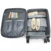 British Traveller set 3 kufrů s TSA zámkem 40/75/117L - šedá