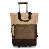 PUNTA Wheel Classy nákupní taška - béžovo-černá - 33L