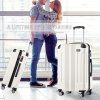 Cestovní kufr na kolečkách Kono ABS - 78L - béžový