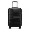 British Traveller odolný kufr ABS a PC - černá - 111L