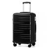 British Traveller odolný kufr ABS a PC - černá - 111L