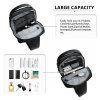 KONO Smart sling unisex crossbody batoh / taška - 5L - černý