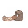 Miss Lulu Ethnic voděodolná crossbody taška - hnědá