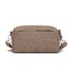 Miss Lulu Ethnic voděodolná crossbody taška - hnědá