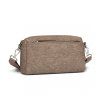 Miss Lulu Ethnic voděodolná crossbody taška - hnědá