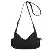 Miss Lulu Ultra-Light voděodolná crossbody taška - černá