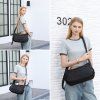 Miss Lulu Ultra-Light voděodolná crossbody taška - černá
