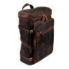 Batoh pravá kůže velký - 16L - hnědý