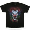 Liquid Blue Pánské bavlněné tričko - Bow Tie Clown Dark Fantasy