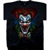 Liquid Blue Pánské bavlněné tričko - Bow Tie Clown Dark Fantasy
