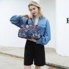 Multifunkční cestovní taška s více kapsami Kono Flower - navy