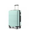 Cestovní kufr na kolečkách Kono Horizontal Design - 96 L - mint