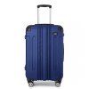 Cestovní kufr na kolečkách Kono ABS - 78L - navy