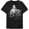 Kurt Cobain Unisex tričko - Guitar Live Photo - černá