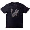 Korn Unisex tričko - Logo - černá