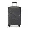 KONO cestovni kufr BRITISH TRAVELLER Polypropylen - černá - 97L