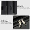 Střední skořepinový kufr z ABS+PC - Kono - 60L - černý