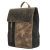 Kožený batoh -  Himalaya - Hide & Stitches - 8 L - Olivový