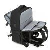 Kabinový batoh s USB a Type-C portem 25 L - KONO - černý