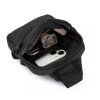 Lehká crossbody sling taška Kono - černá