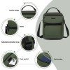 Odolná pánská crossbody taška Kono - zelená