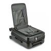 Kabinový kufr na kolečkách KONO ABS+PC - 35,8 L - šedý