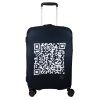 Elastický obal na kufr - QR kód - Abbara