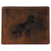 Kožená peněženka - Vlčák - hnědá