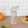 Tritanová láhev na pití s brčkem BAAGL Duha, 500 ml