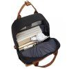 Moderní batoh na notebook 15,6" Kono Casual - černo-hnědý