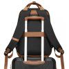 Moderní batoh na notebook 15,6" Kono Casual - černo-hnědý
