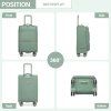 Lehký softshellový kufr 32 L Kono - zelený
