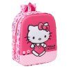 Dětský 3D mini batoh Hello Kitty Safta 6 L - růžový