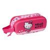 Dvoukomorový 3D penál Hello Kitty Safta - růžový