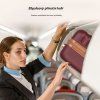 Sada 3 cestovních ABS+PC kufrů Kono 33L/57L/87L - burgundy