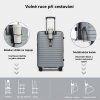 Sada 2 rozšiřitelných PP kufrů Kono - šedá