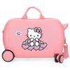 Dětský kufřík na kolečkách - odražedlo - Hello Kitty - 24,5 L