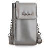 Crossbody taška na mobil s peněženkou Pepe Jeans Ruby - antracitová