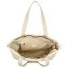 Dámská shopper taška Erico Benetti Romy - bílá - 43x30 cm
