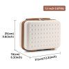 Kosmetický kufřík ABS+PC Kono - béžovo-hnědý - 11 L