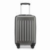 Lehký kabinový ABS+PC kufr Kono - šedo-černý - 33 L
