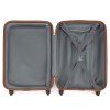Lehký kabinový ABS+PC kufr Kono - šedo-hnědý - 33 L