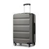 Sada tří cestovních ABS+PC kufrů Kono - šedá