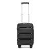 Lehký kabinový PP kufr Kono - černý - 31 L