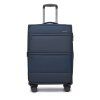 Textilní rozšířitelný kufr British Traveller 74 L - navy