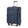 Textilní rozšířitelný kufr British Traveller 74 L - navy