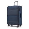 Textilní rozšířitelný kufr British Traveller 128 L - navy