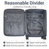 Textilní rozšířitelný kufr British Traveller 128 L - navy