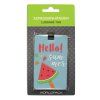 Cestovní jmenovka na kufr Worldpack Hello Summer - Modrá